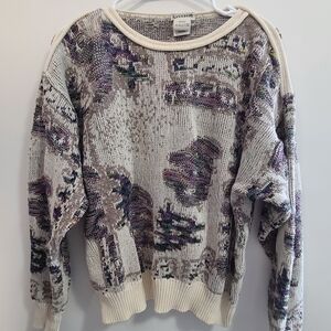 Men's Multicolor Patterned NANI BON italy Crewneck Sweater